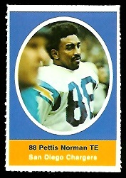 1972 Sunoco Stamps      559     Pettis Norman
